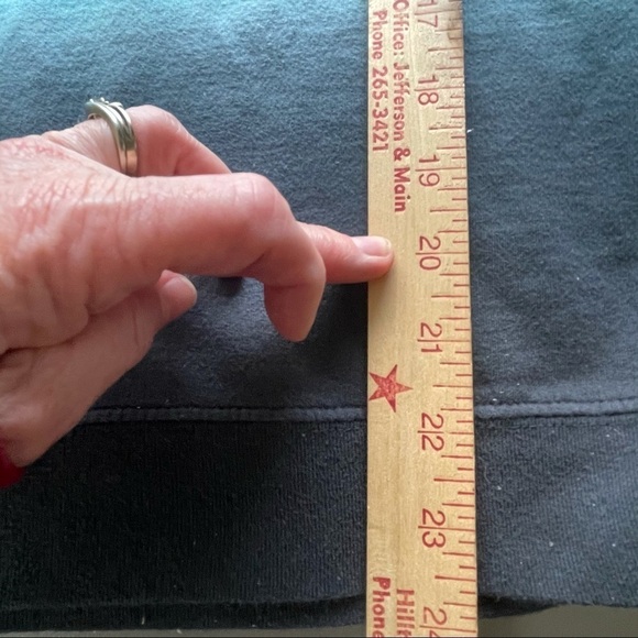 K. Jordan Sweatshirt Dip died Slit sleeves Blue M - Picture 7 of 7